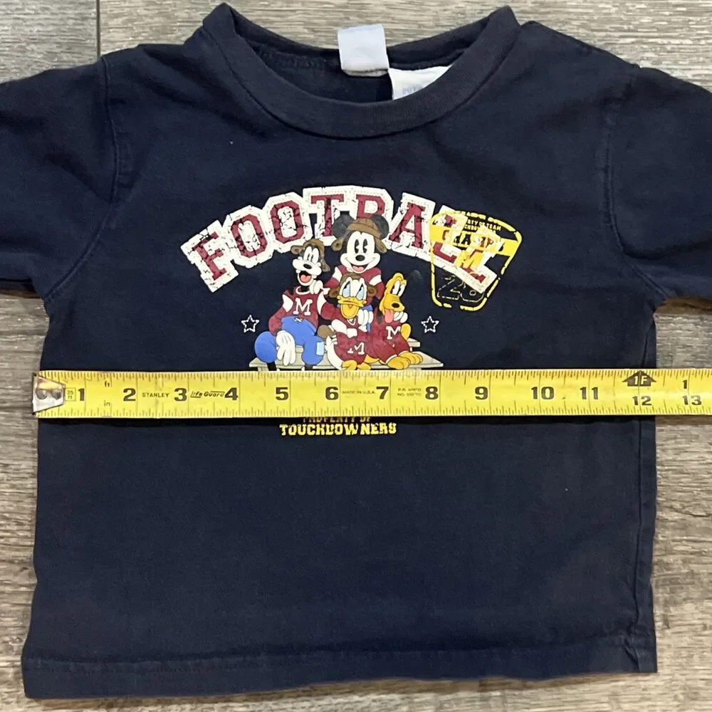 Vintage Y2K Wonderful World Of Disney Football Property Of Touchdowns Baby 24 Mo